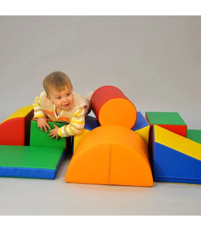 Foam blokken set Adventurer – creatieve speelset in primaire kleuren voor bouwen en spelen