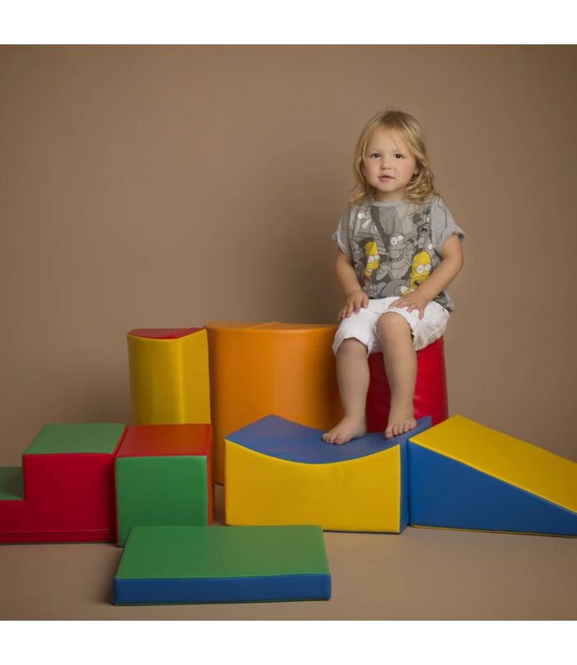 Foam blokken set Adventurer – creatieve speelset in primaire kleuren voor bouwen en spelen