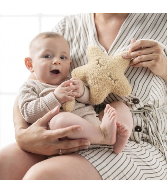 Muziekknuffel ster – zachte knuffel met rustgevend muziekje