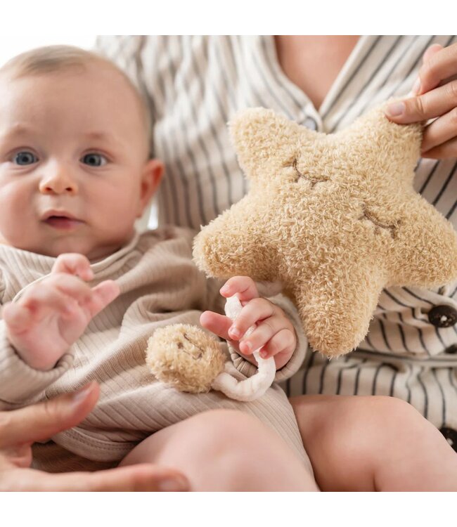 Muziekknuffel ster – zachte knuffel met rustgevend muziekje
