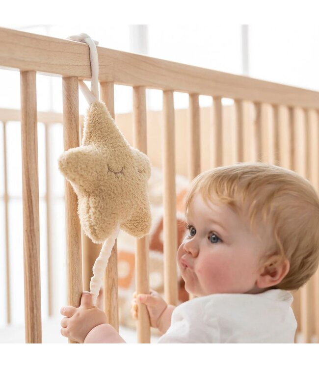 Muziekknuffel ster – zachte knuffel met rustgevend muziekje