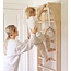 Houten klimwand en klimrek voor binnen – Beige afwerking