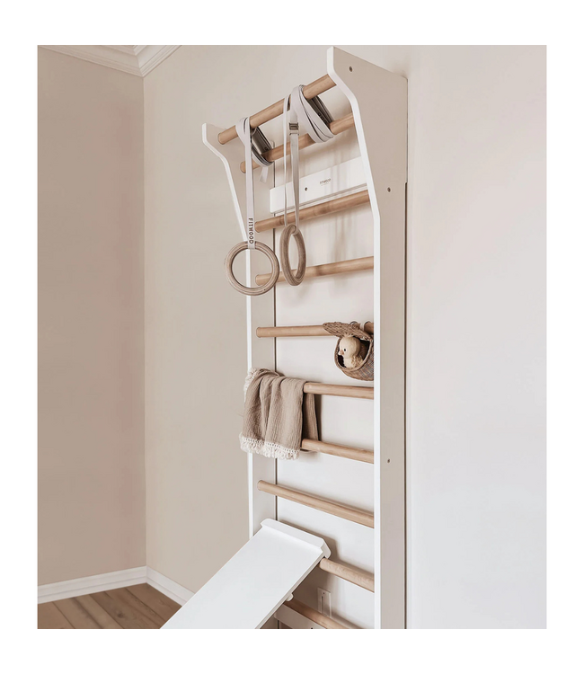 Houten wandrek en klimrek – Naturel