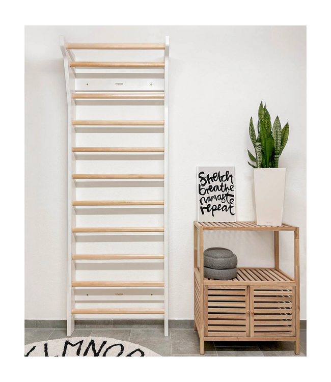 Houten wandrek en klimrek – Naturel