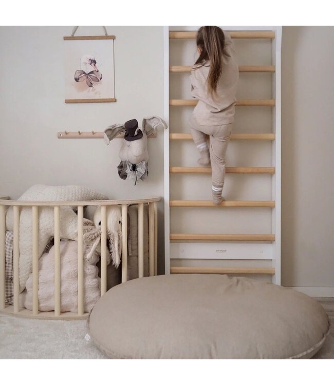 Vloerkussen Lempi in sand – Comfortabel en stijlvol zit- en speelcomfort