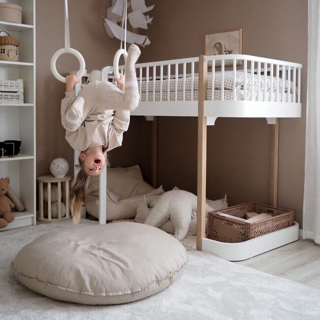 Bodenkissen Lempi in Sand – Bequemes und stilvolles Sitz- und Spielkissen