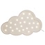 Houten wolken lamp in wit – sfeervolle en handgemaakte verlichting voor kinderkamer of interieur