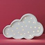 Wooden cloud lamp in white – cozy, handmade lighting for children’s room or home interior