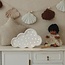 Wooden cloud lamp in white – cozy, handmade lighting for children’s room or home interior