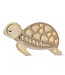 Little Lights Schildpad lamp - hout | Beige