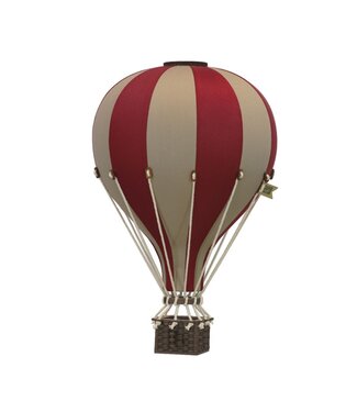Super Balloon Decoratieve luchtballon maat S | Rood/beige