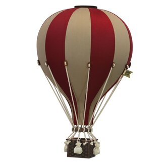 Super Balloon Decoratieve luchtballon maat L | Rood/beige