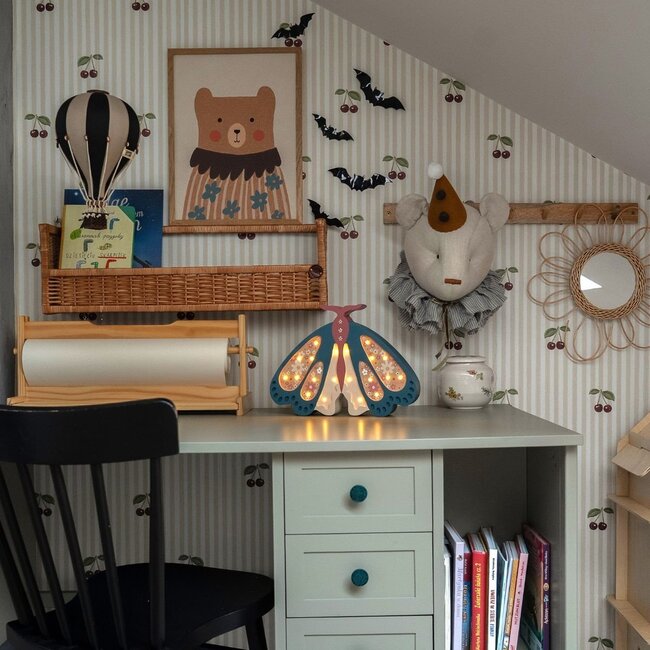 Ballon décoratif noir/beige taille L – jolie décoration pour chambre d’enfant