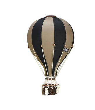 Super Balloon Decoratieve luchtballon maat L | Zwart/beige