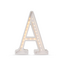 Wooden letter lamp A – handmade cozy lighting for kids’ room or home