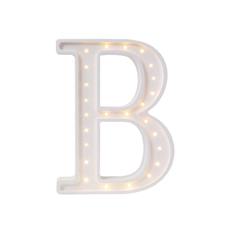 Little Lights Buchstabenlampe - Holz | B