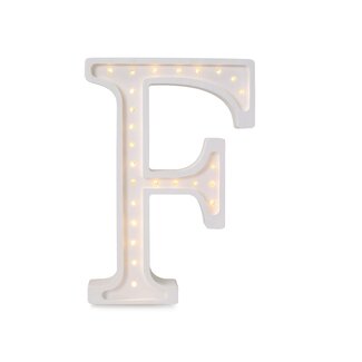 Little Lights Letter lamp - wooden | F