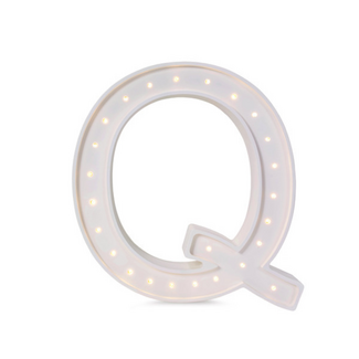 Little Lights Lampe lettre - bois | Q