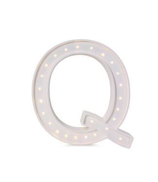 Little Lights Letter lamp - hout | Q