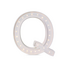Wooden letter lamp Q– handmade cozy lighting for kids’ room or home