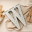 Houten letter lamp W – handgemaakt en sfeervolle verlichting voor kinderkamer of interieur