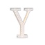 Wooden letter lamp Y– handmade cozy lighting for kids’ room or home