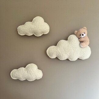 Clouds with teddy bear | 3-piece