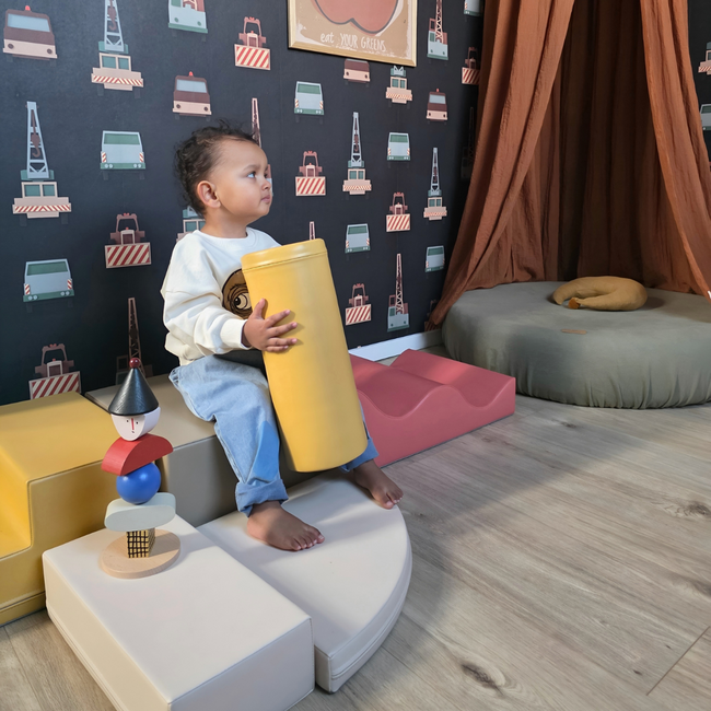 Foamblokken set Explorer – zachte blokken voor veilig en speels klimmen | Pastel Pink