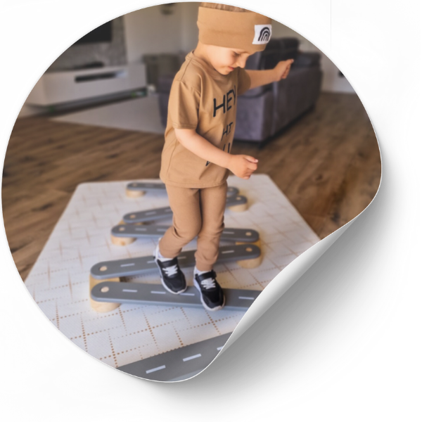 Houten evenwichtsbalken voor kinderen – spelenderwijs balanceren