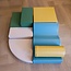 Foamblokken set Explorer – zachte blokken voor veilig en speels klimmen | Turquoise