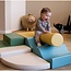 Foam blocks set Explorer – soft blocks for safe and playful climbing | Turquoise
