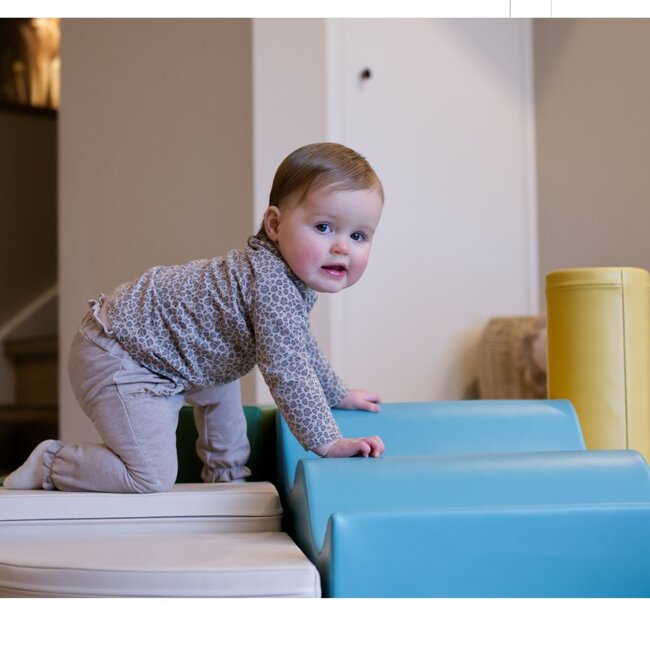 Foamblokken set Explorer – zachte blokken voor veilig en speels klimmen | Turquoise