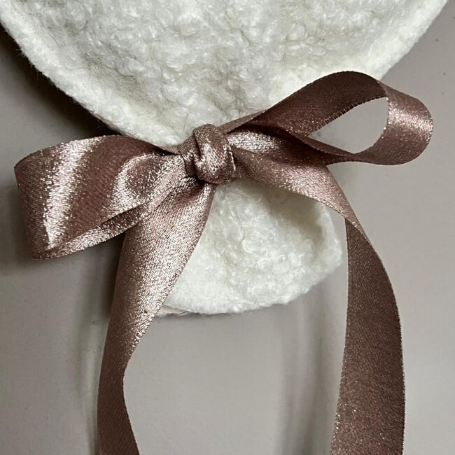 Handmade Bouclé Fabric Balloon Size L | Cream – Personalized for the Nursery