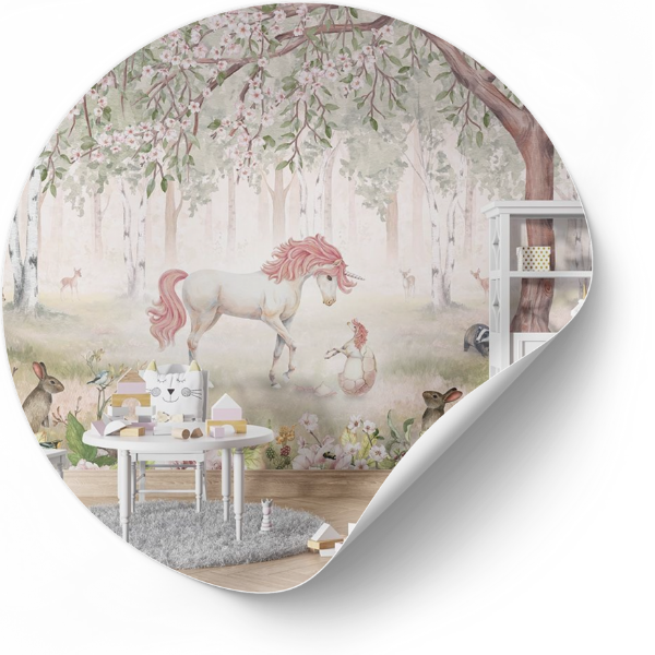 Muurdecoratie kinderkamer – Behang, muurstickers & muurcirkels