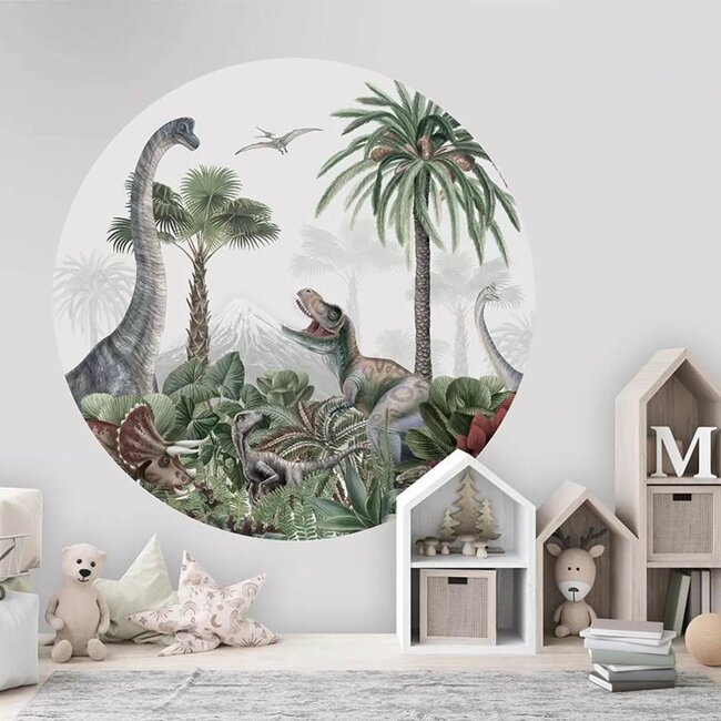 Wall Circle Dino Jive – cheerful dinos for the kids’ room