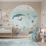 Wandkreis Sensational Sea | Unterwasserwelt mit Delfinen & Walen