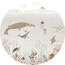 Cercle mural Sensational Sea Brown | Dauphins & baleines en tons bruns chauds