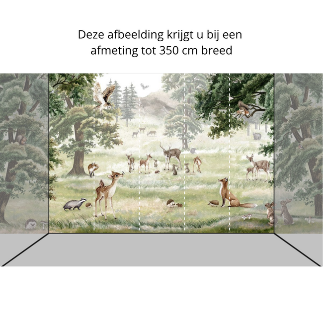 Forest Fun Vliesbehang – Bosdieren & Natuur