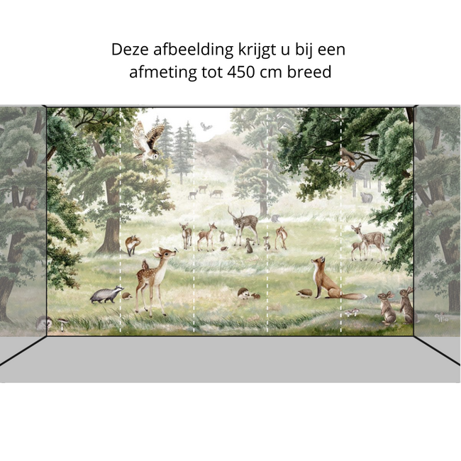 Forest Fun Non-Woven Wallpaper – Forest Animals & Nature