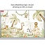 Savannah Joy non-woven wallpaper – cheerful safari animals for kids rooms