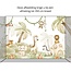 Savannah Joy vliesbehang – vrolijke safari dieren voor de kinderkamer