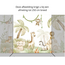 Savannah Joy non-woven wallpaper – cheerful safari animals for kids rooms