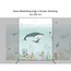 Sensational Sea non-woven wallpaper – colorful underwater world with dolphins and whales