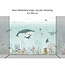 Sensational Sea papier intissé – monde sous-marin coloré avec dauphins et baleines