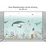 Sensational Sea Vlies-Tapete – bunte Unterwasserwelt mit Delfinen und Walen