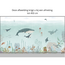 Sensational Sea Vlies-Tapete – bunte Unterwasserwelt mit Delfinen und Walen
