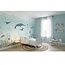 Sensational Sea Vlies-Tapete – bunte Unterwasserwelt mit Delfinen und Walen