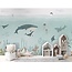 Sensational Sea papier intissé – monde sous-marin coloré avec dauphins et baleines