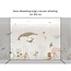 Sensational Sea non-woven wallpaper – warm underwater world in brown tones with dolphins and whales