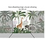 Jungle Jive papier intissé – jungle colorée avec animaux et plantes